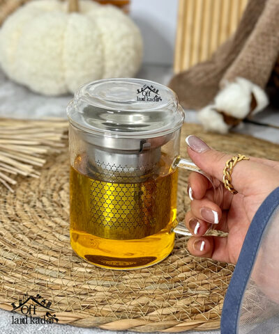 ماگ دمنوش صافی دار درب پیرکس