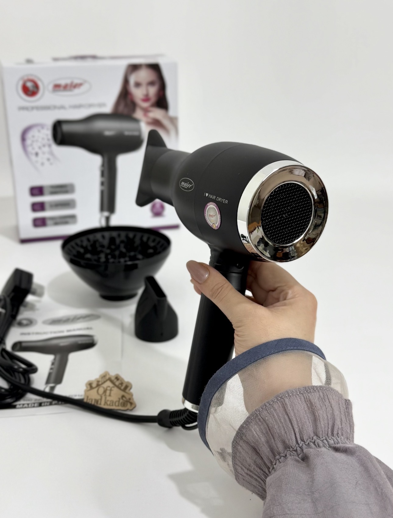 سشوار حرفه ای مایر mr-100 کد 111759 - Image 14