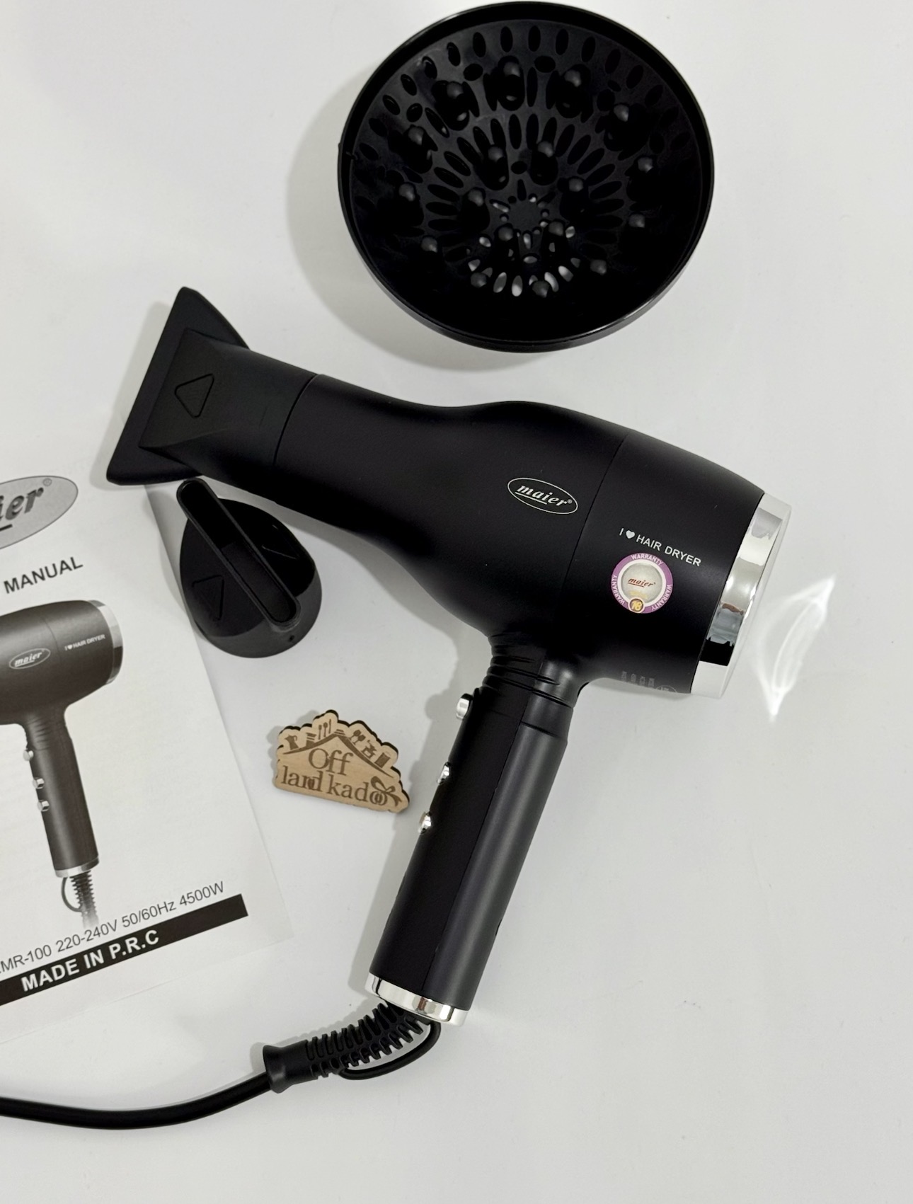 سشوار حرفه ای مایر mr-100 کد 111759 - Image 12