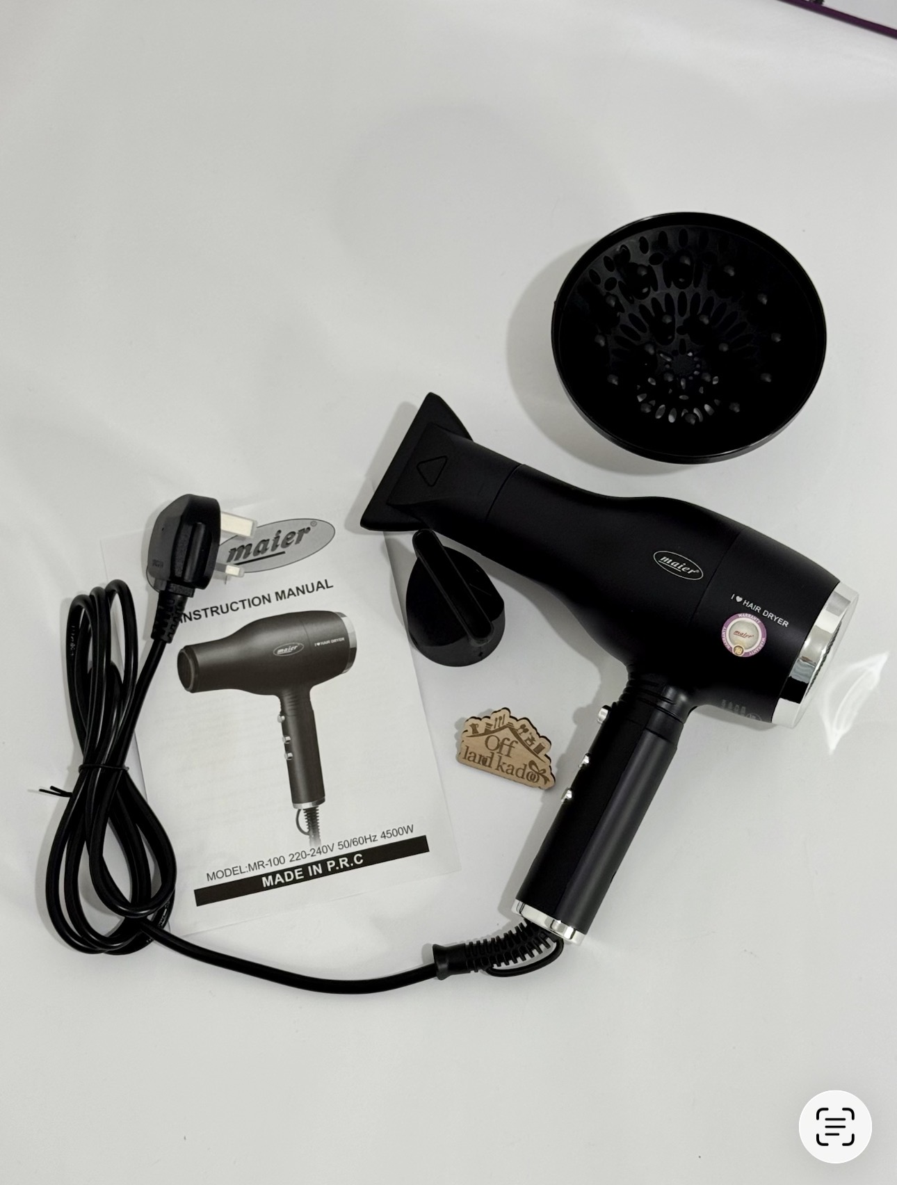 سشوار حرفه ای مایر mr-100 کد 111759 - Image 11