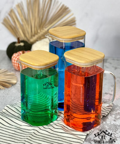 پارچ شربت خوری مربع پیرکس