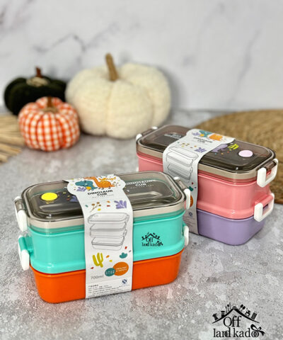 ظرف غذای دایناسور دو طبقه Miniso