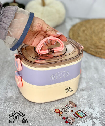 ظرف غذا دو طبقه Yummy
