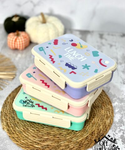 لانچ باکس واشردار (طرح دار)