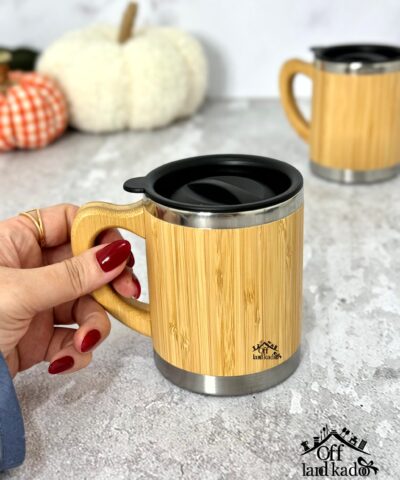 ماگ دو جداره استیل
