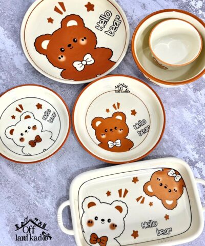 ست ۶ تکه تدی Hello bear