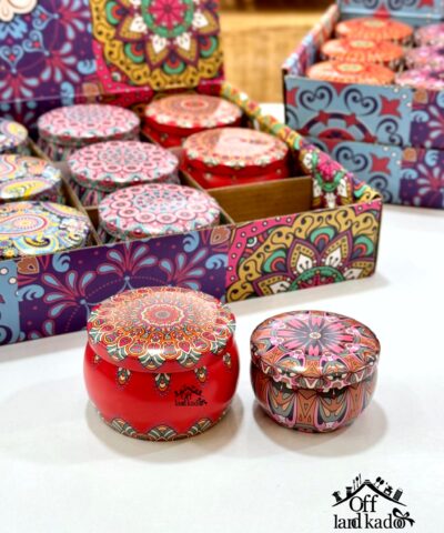 شمع معطر جعبه فلزی کد 111359