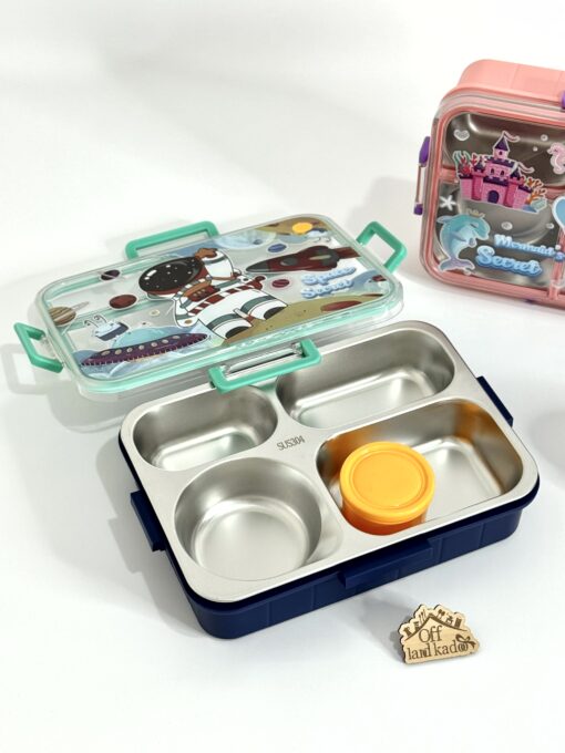 لانچ باکس واشر دار پری دریایی lunch box کد 111530 - Image 2