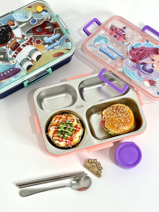 لانچ باکس واشر دار پری دریایی lunch box کد 111530 - Image 6