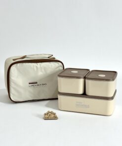 لانچ باکس ۳ عددی مربع باکس دار کد 111621