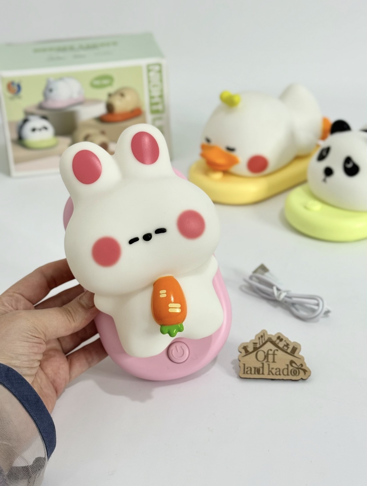 چراغ خواب سیلیکونی پایه دار شارژی کد 111711 - Image 8