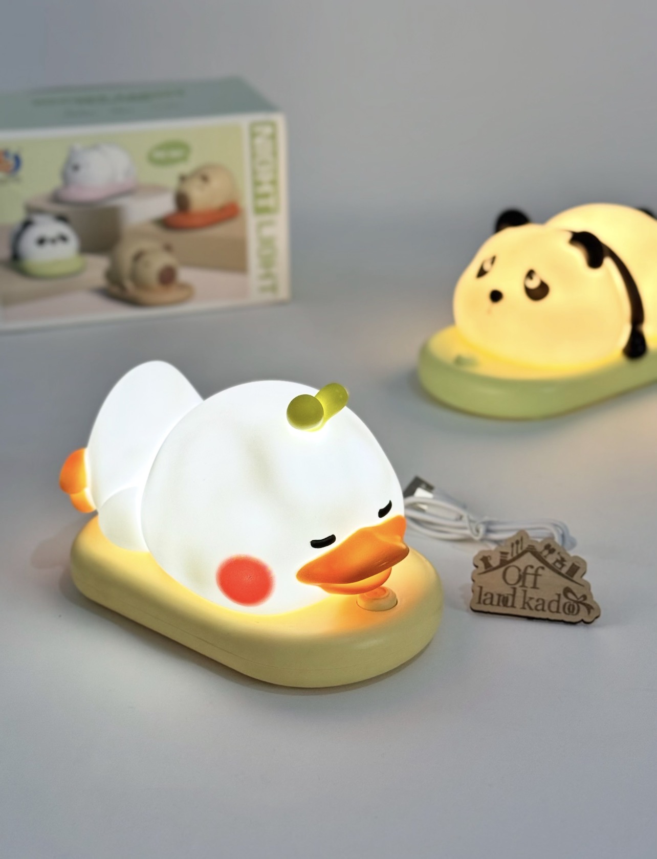 چراغ خواب سیلیکونی پایه دار شارژی کد 111711 - Image 7