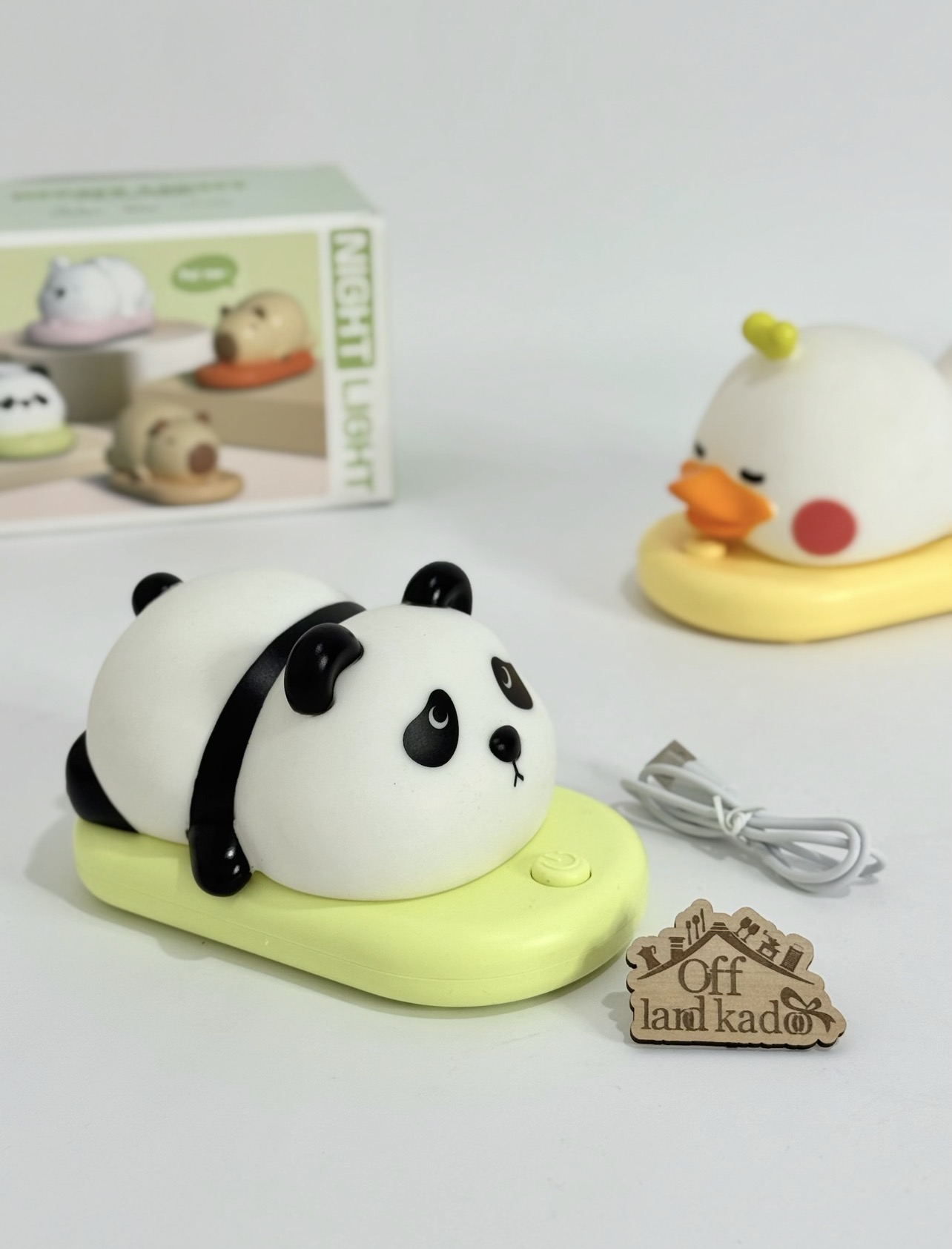 چراغ خواب سیلیکونی پایه دار شارژی کد 111711 - Image 2