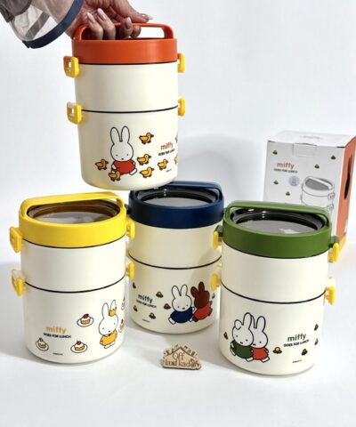 ظرف غذا دو طبقه خرگوش Miffy کد 111676