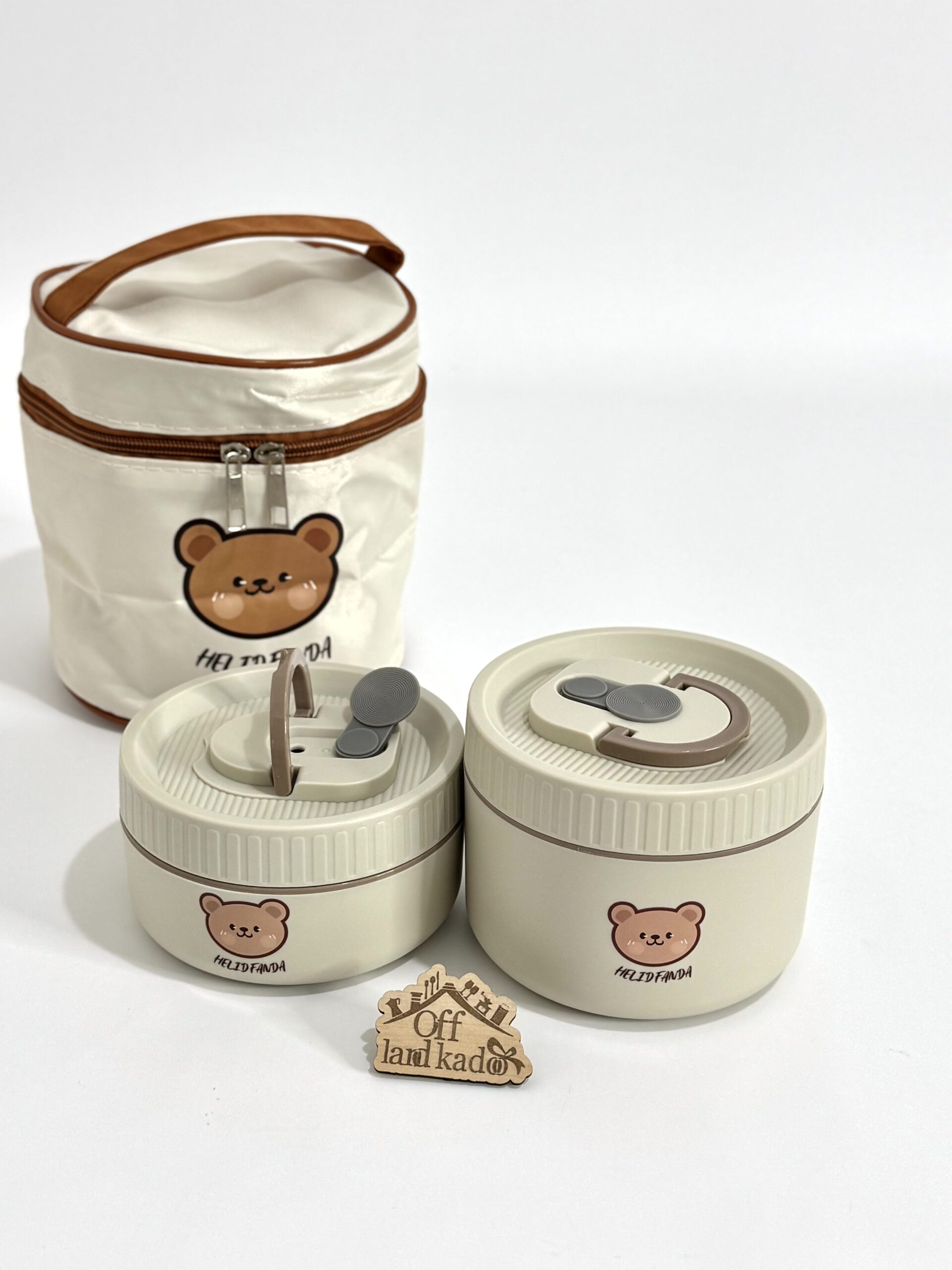 ظرف غذا ۲ تایی تدی ساک دار کد 111678 - Image 5