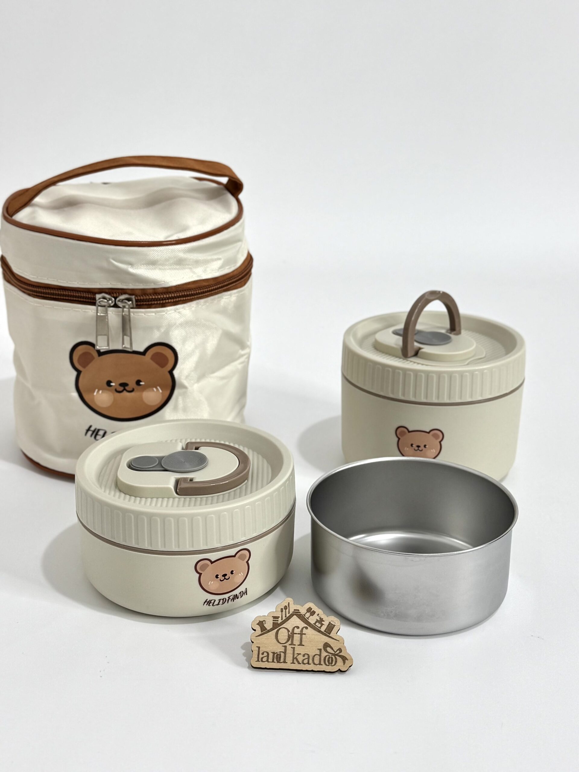 ظرف غذا ۲ تایی تدی ساک دار کد 111678 - Image 9