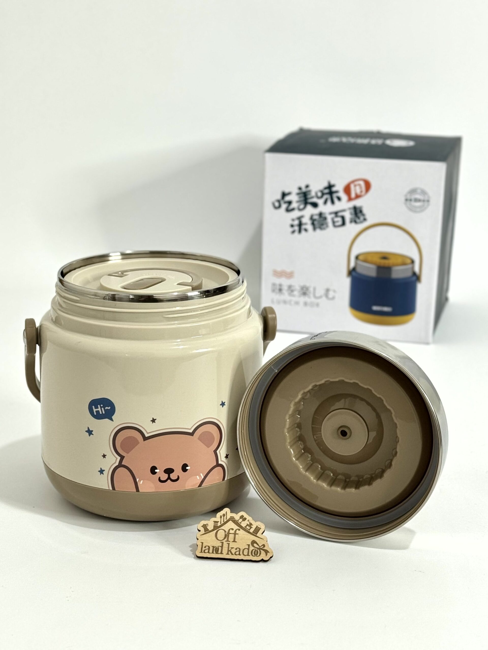 فلاسک غذا دو قسمتی استیل تدی Teddy کد 111683 - Image 8