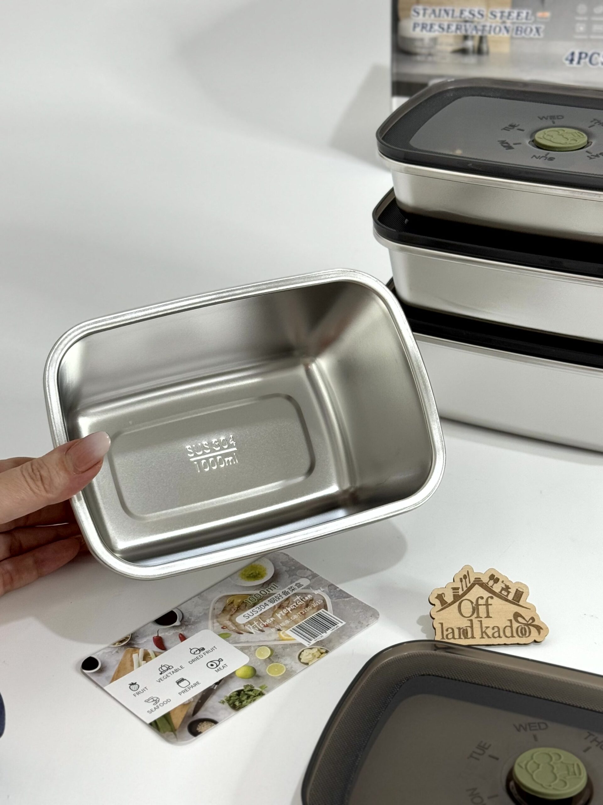 ظروف غذا چند تیکه استیل کد 111698 - Image 11