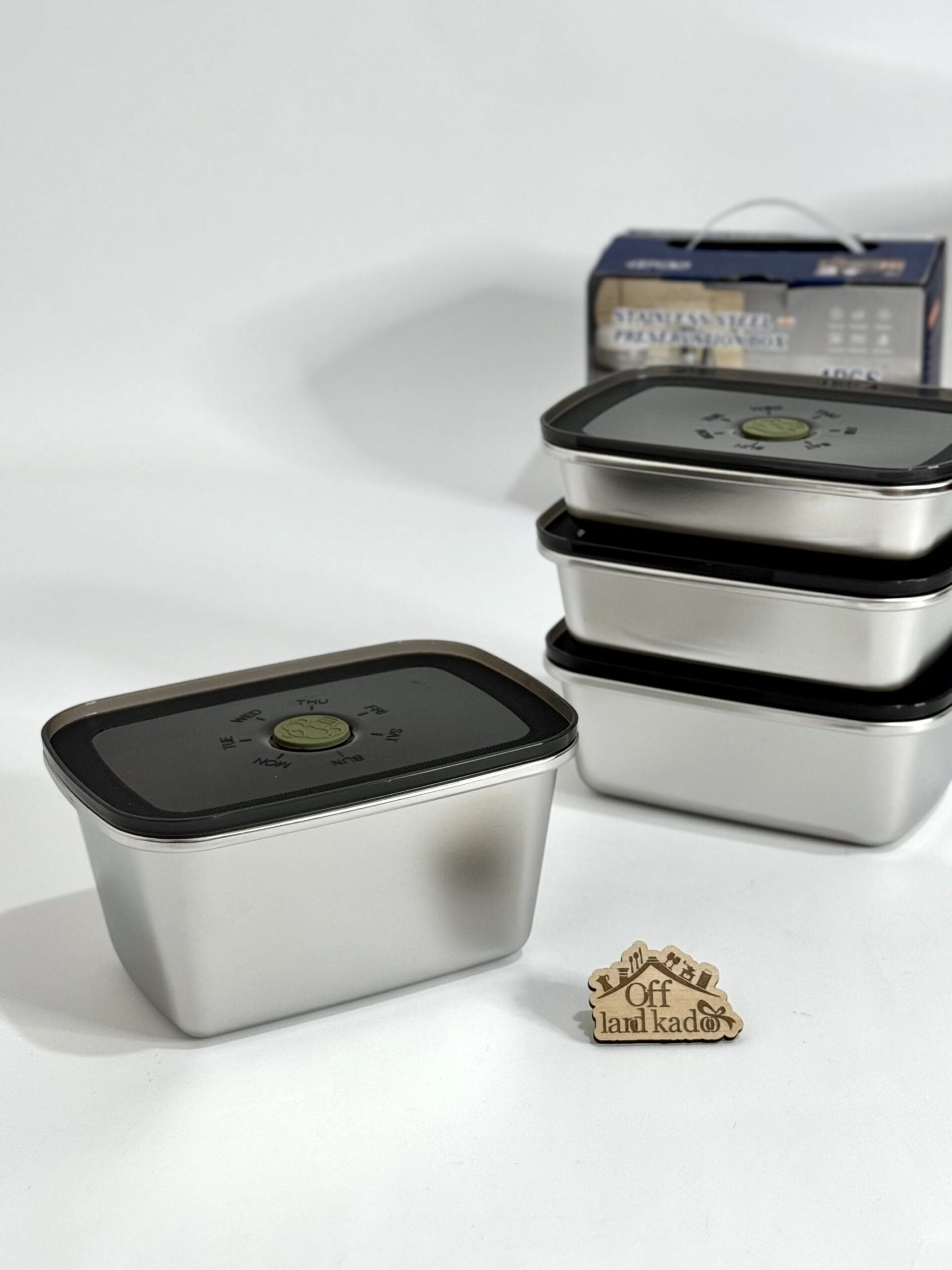 ظروف غذا چند تیکه استیل کد 111698 - Image 12