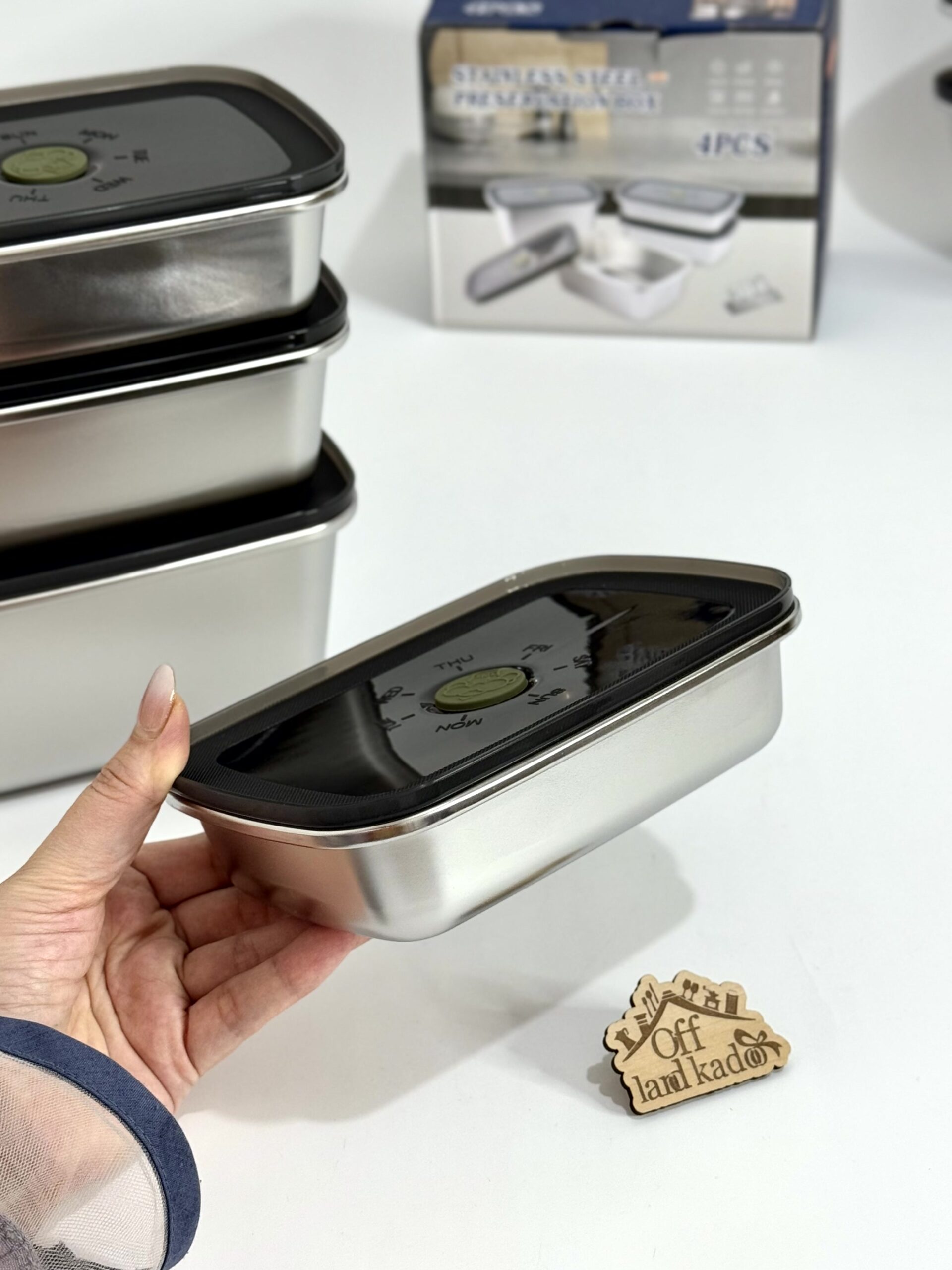 ظروف غذا چند تیکه استیل کد 111698 - Image 13