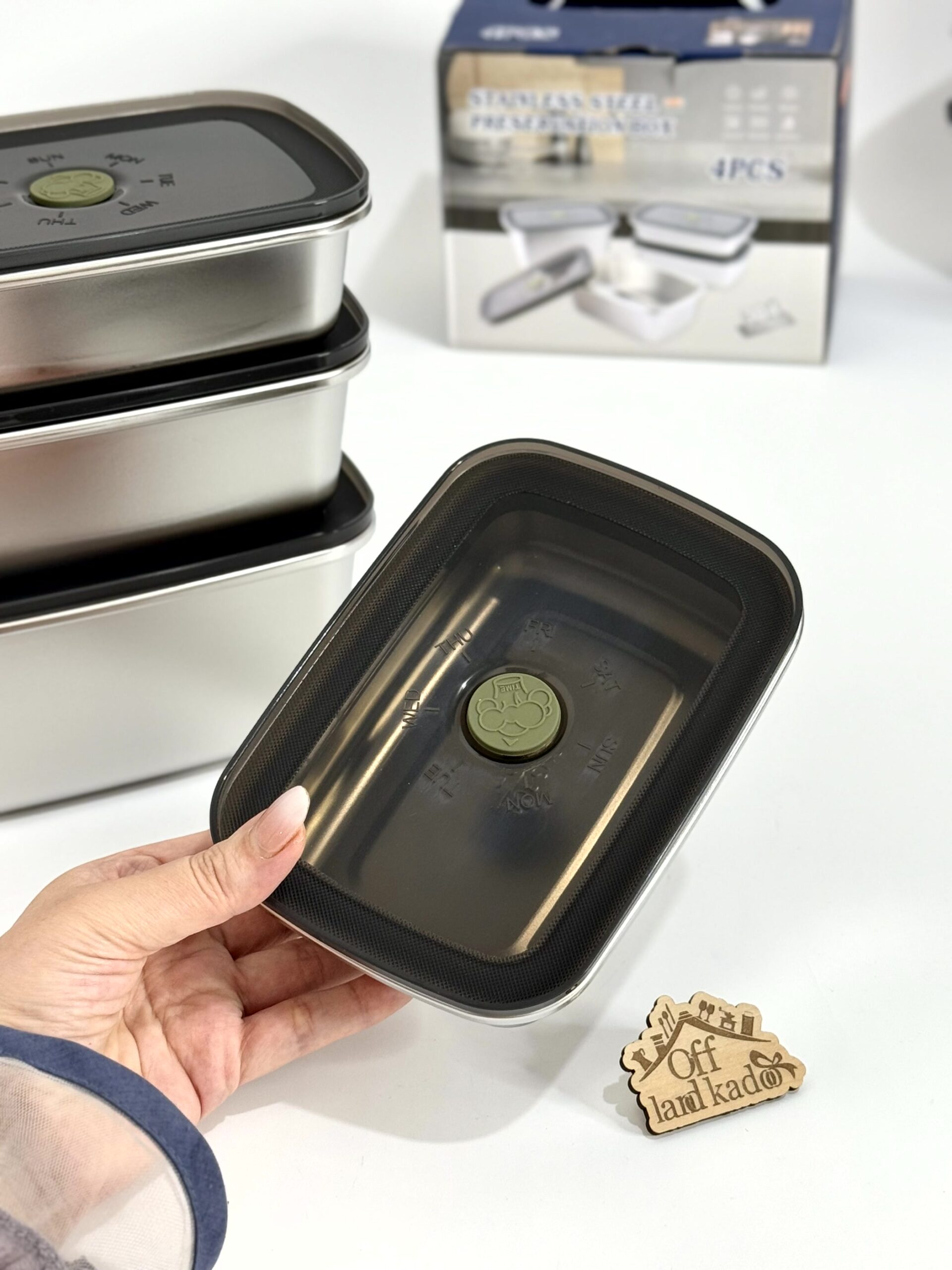 ظروف غذا چند تیکه استیل کد 111698 - Image 14