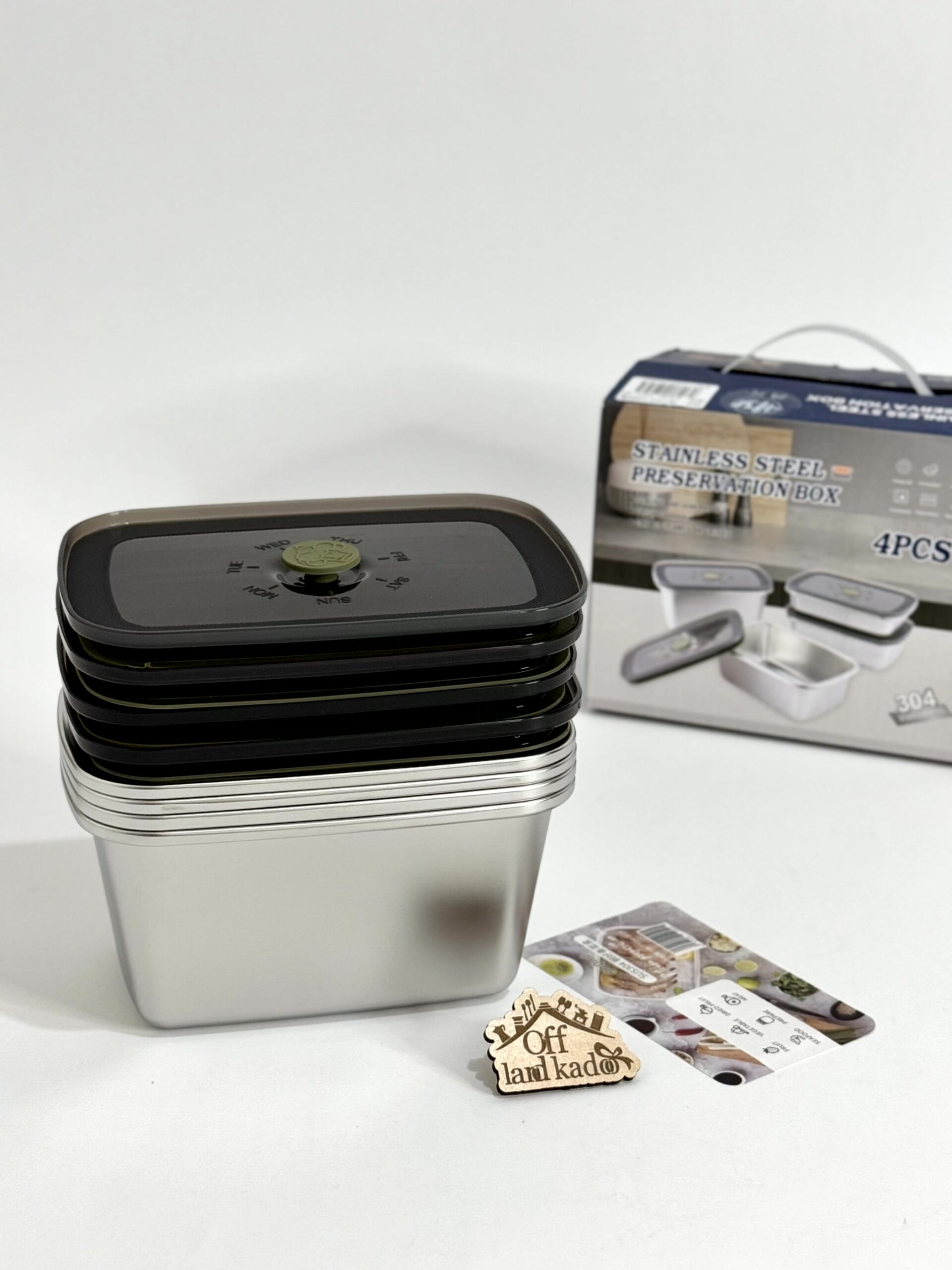 ظروف غذا چند تیکه استیل کد 111698 - Image 4