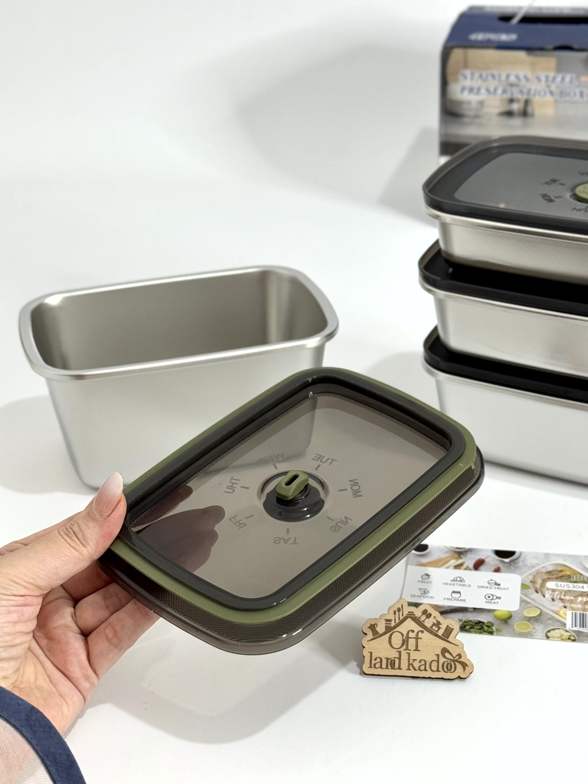 ظروف غذا چند تیکه استیل کد 111698 - Image 9