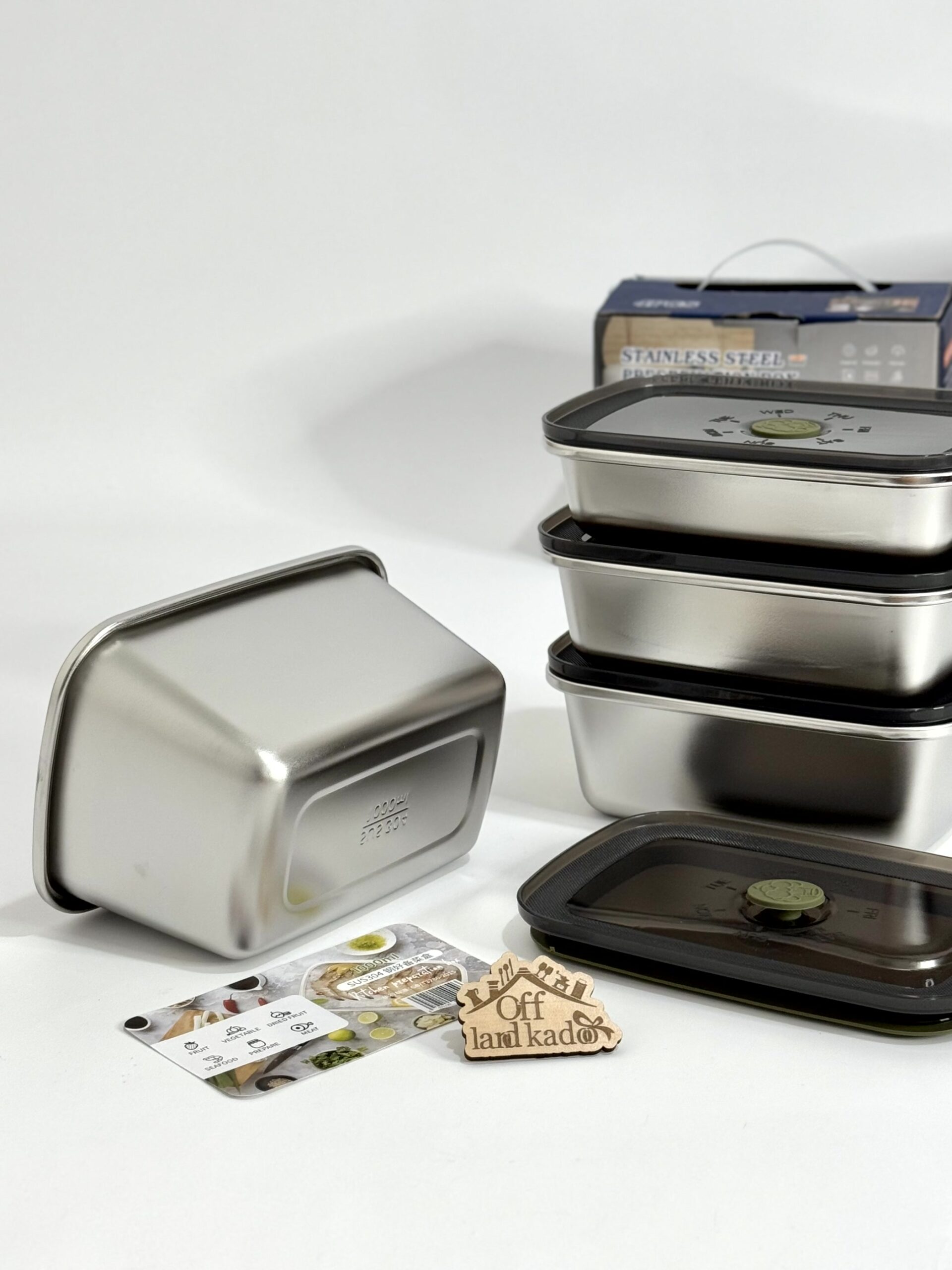 ظروف غذا چند تیکه استیل کد 111698 - Image 10