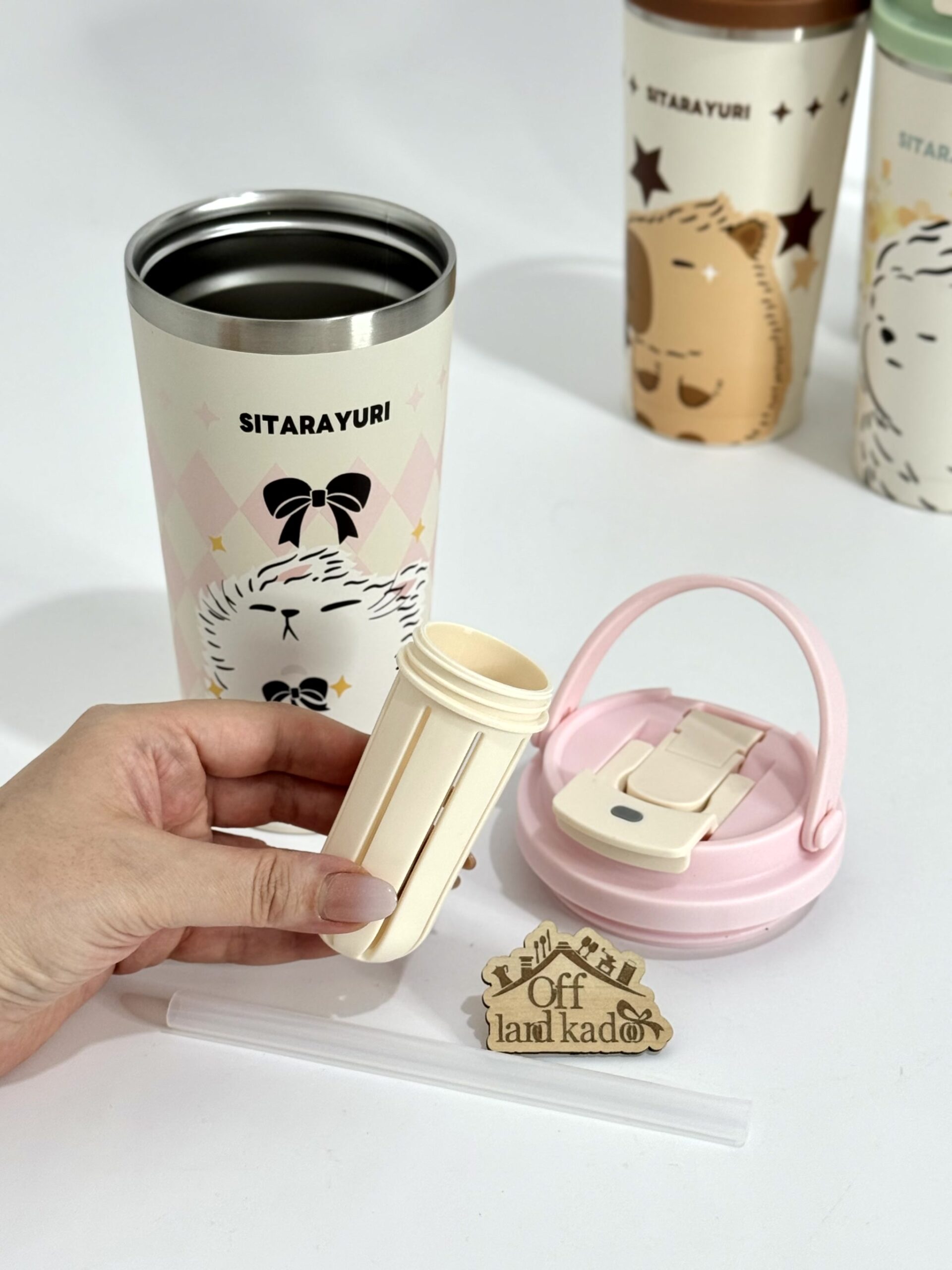 تراول ماگ دو حالته طرح دار سیتارا کد 111692 - Image 6