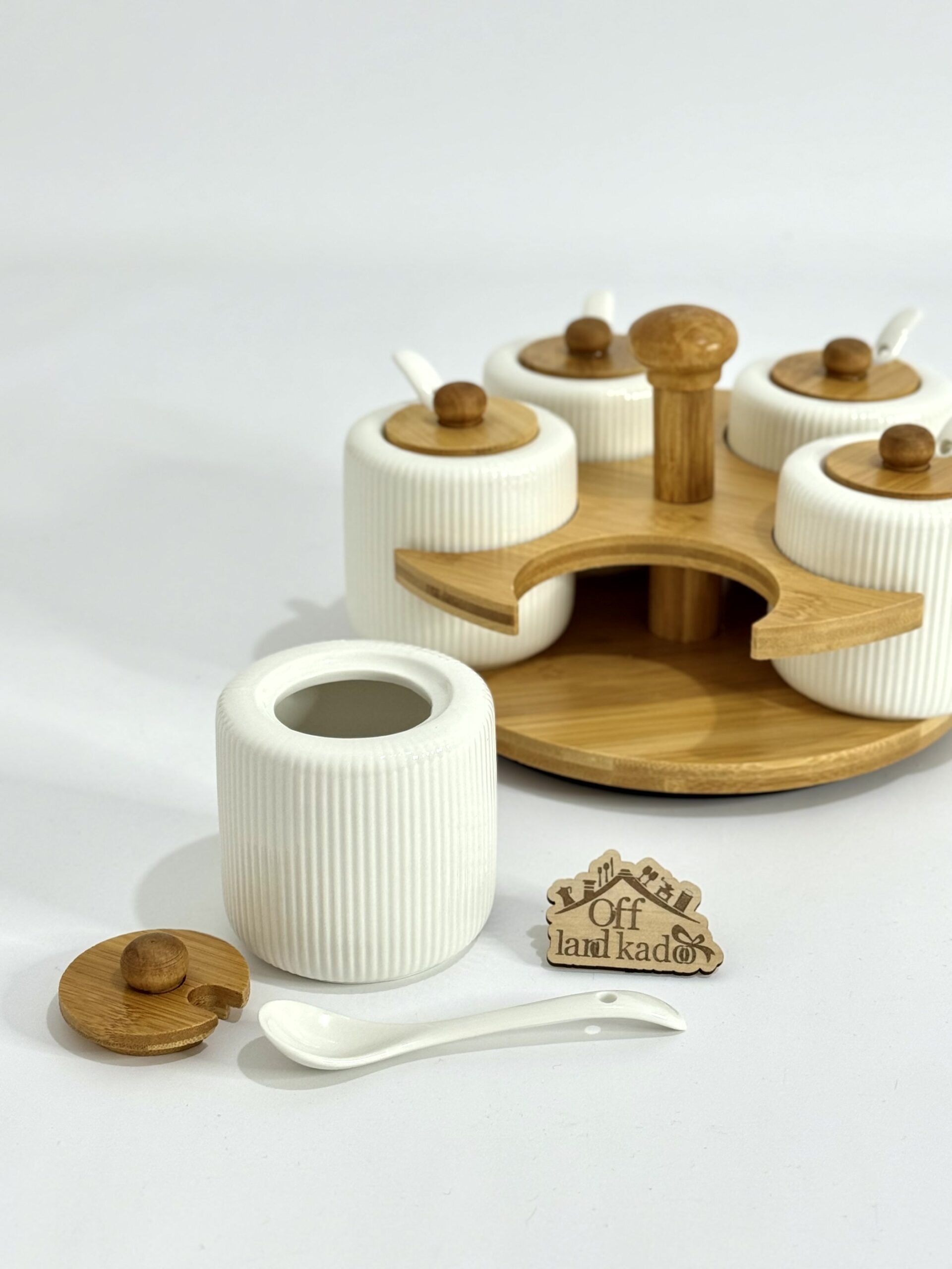 جا ادویه چرخشی سرامیکی کد 111747 - Image 7