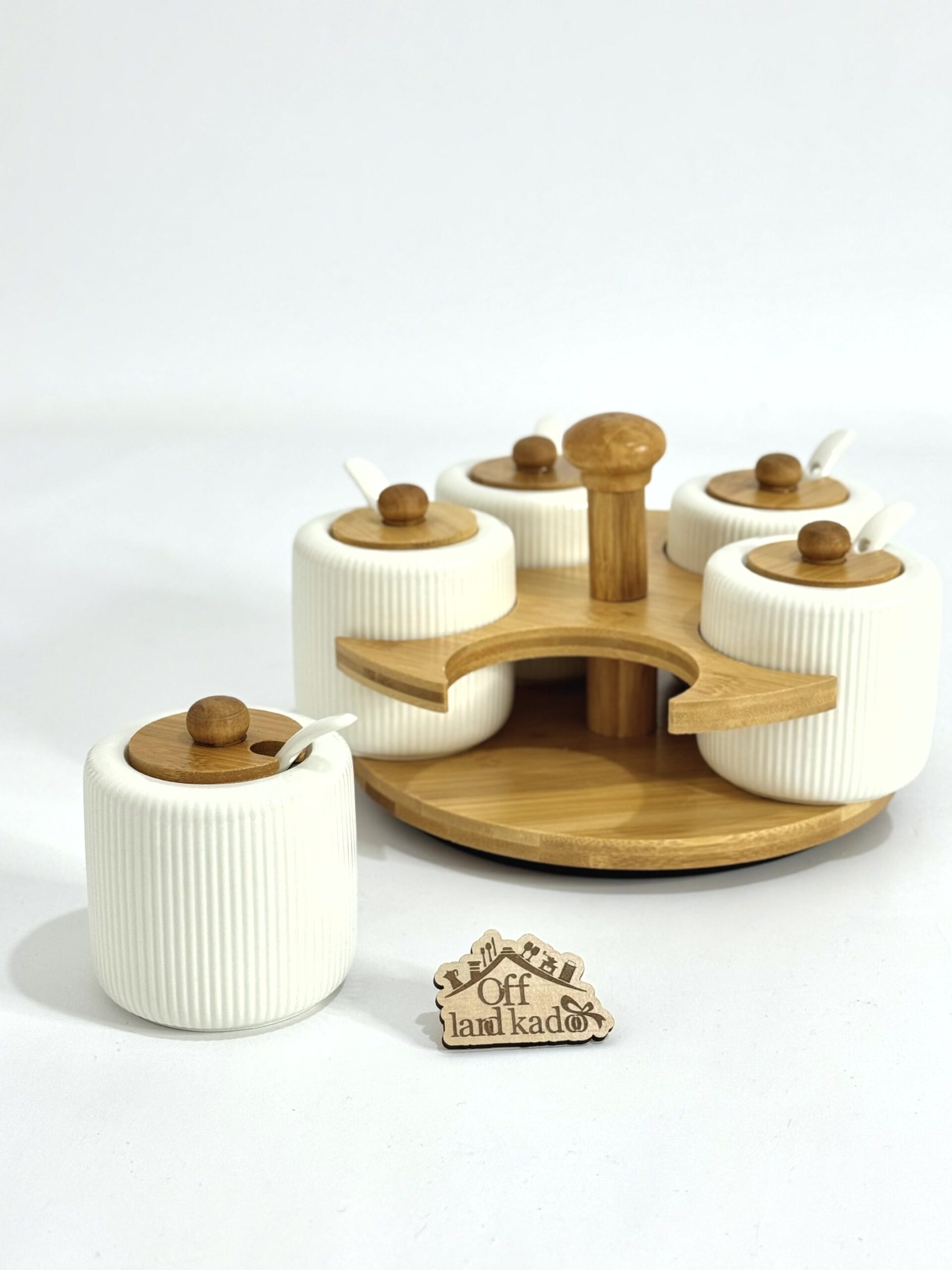 جا ادویه چرخشی سرامیکی کد 111747 - Image 8