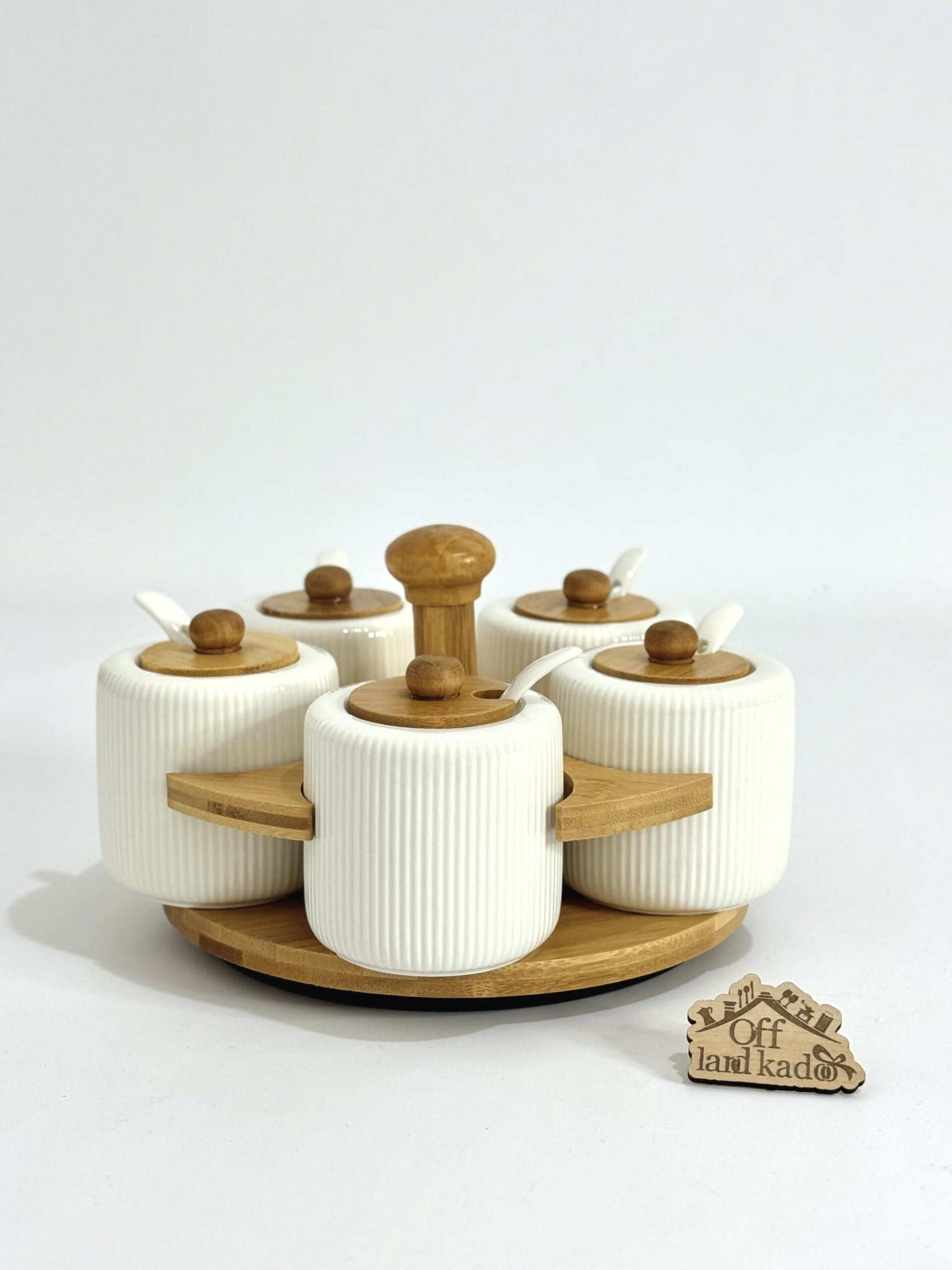 جا ادویه چرخشی سرامیکی کد 111747 - Image 9