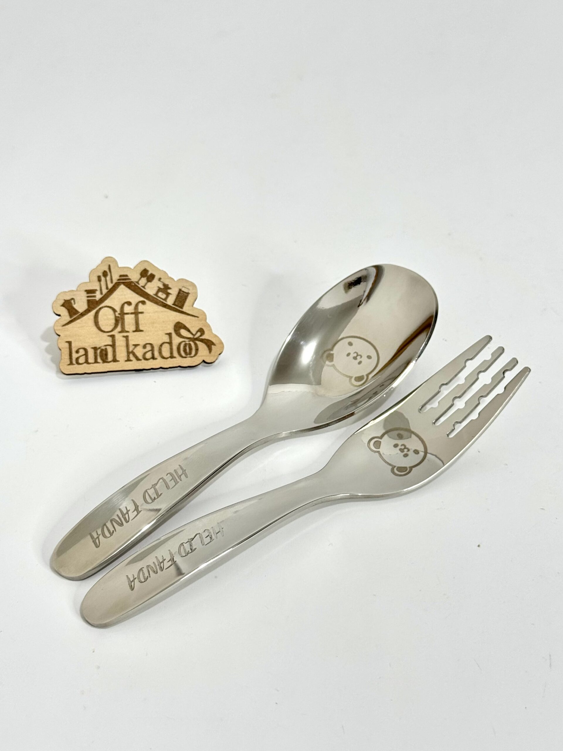 قاشق و چنگال استیل پاندا کد 111789 - Image 4
