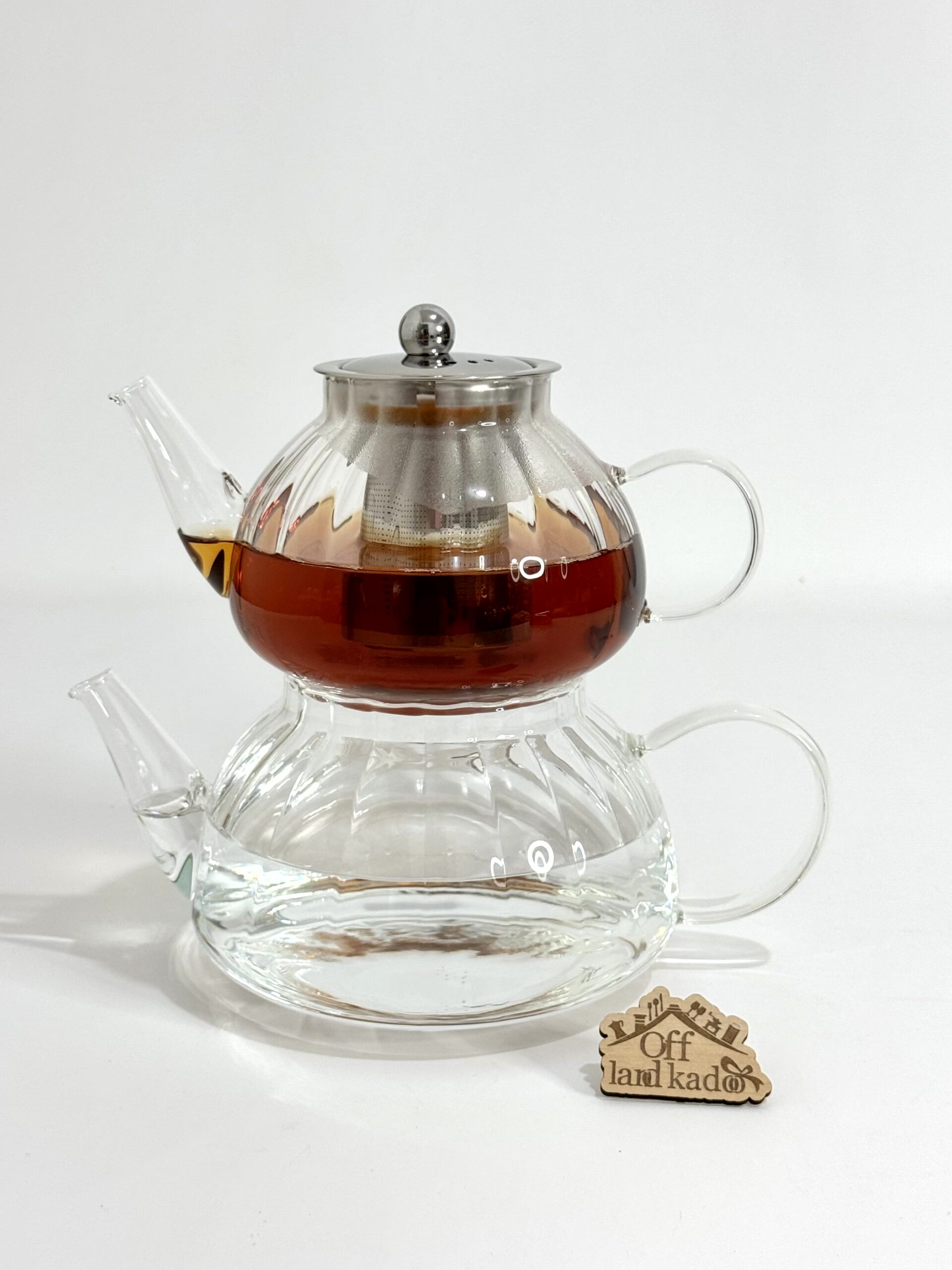 کتری قوری پیرکس شیاردار کد 111752 - Image 2