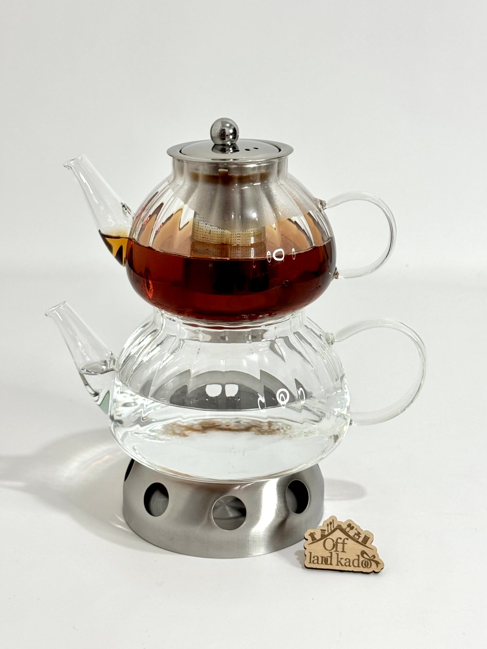 کتری قوری پیرکس شیاردار کد 111752