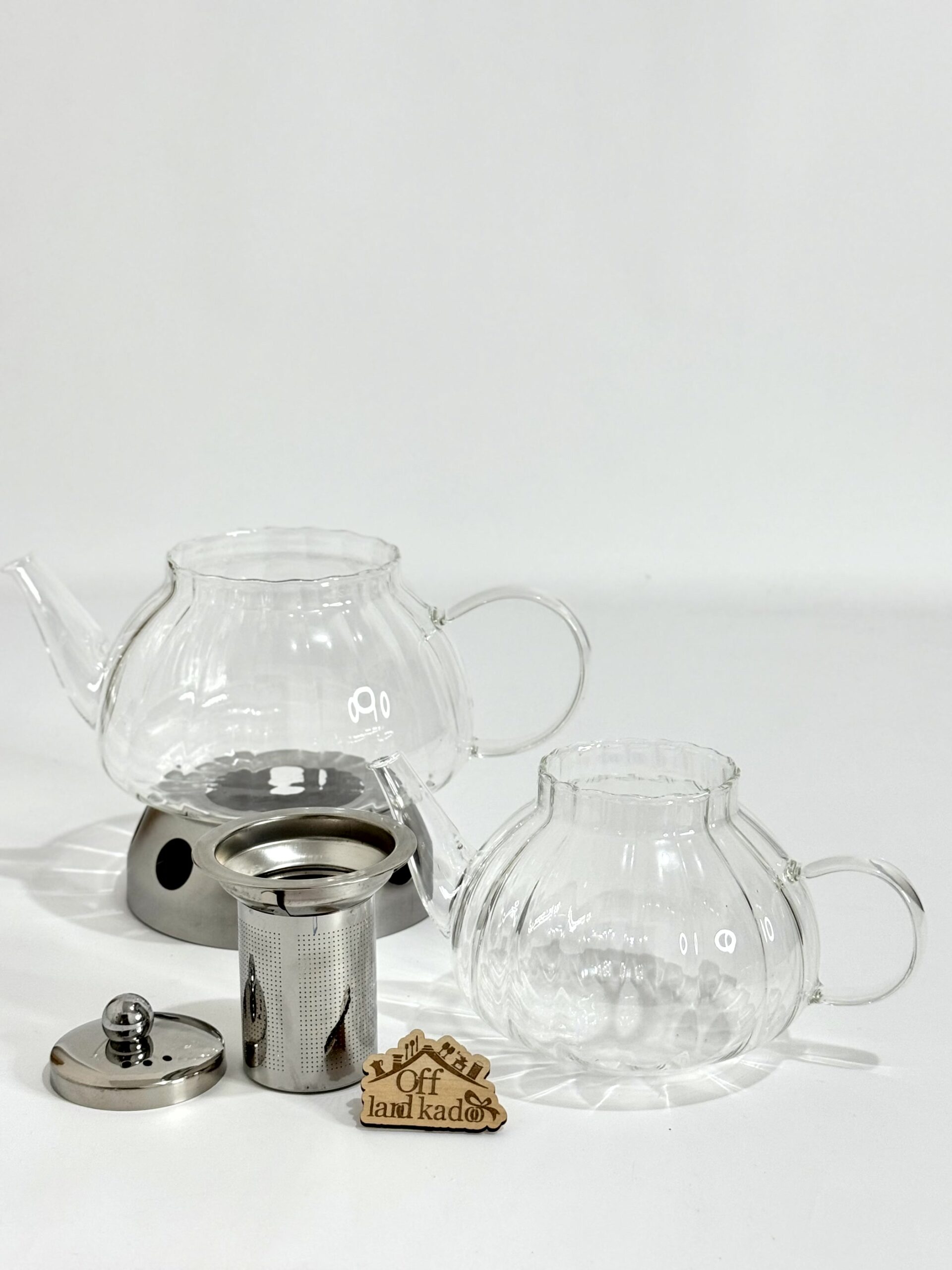 کتری قوری پیرکس شیاردار کد 111752 - Image 4