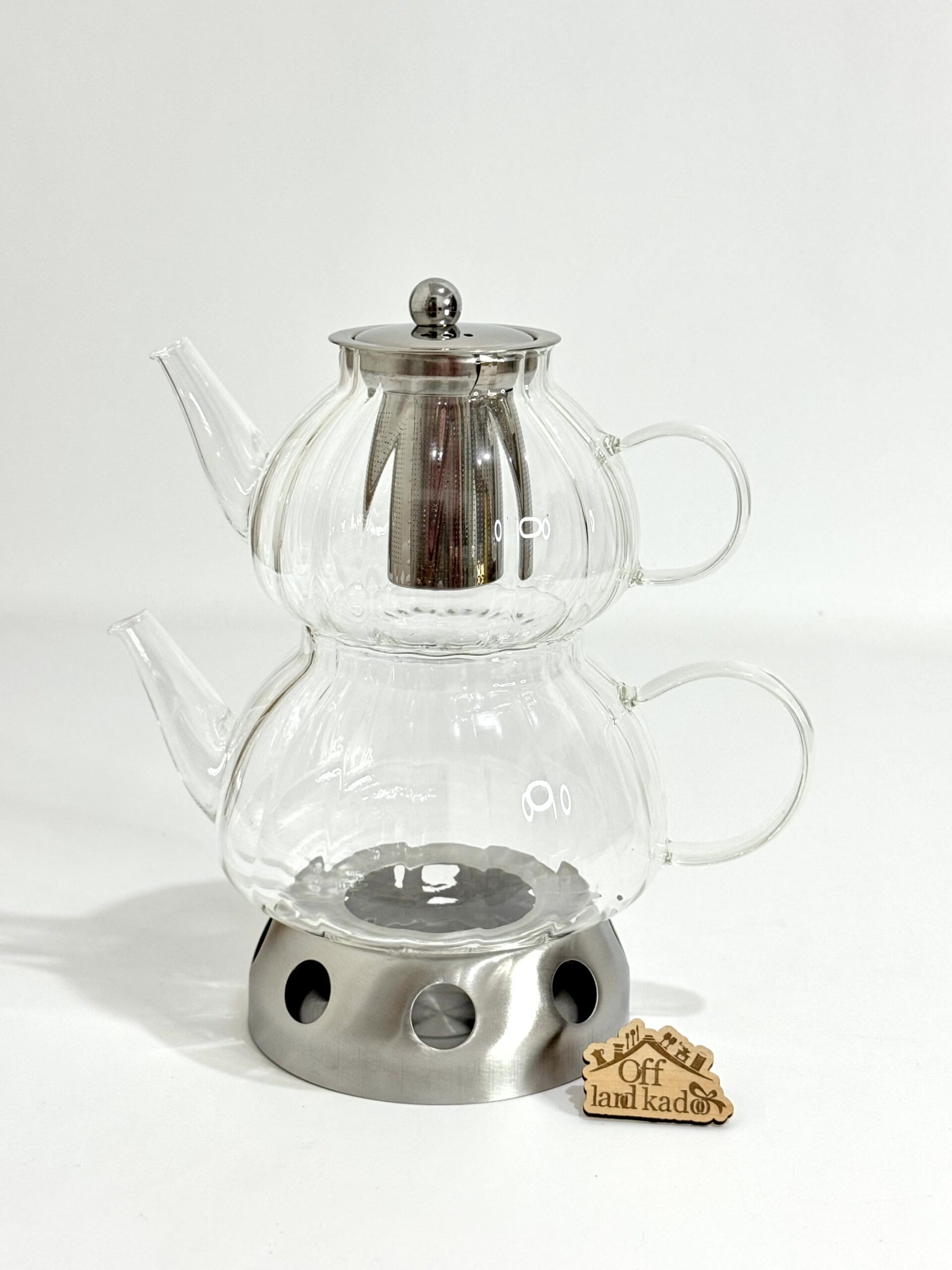 کتری قوری پیرکس شیاردار کد 111752 - Image 5