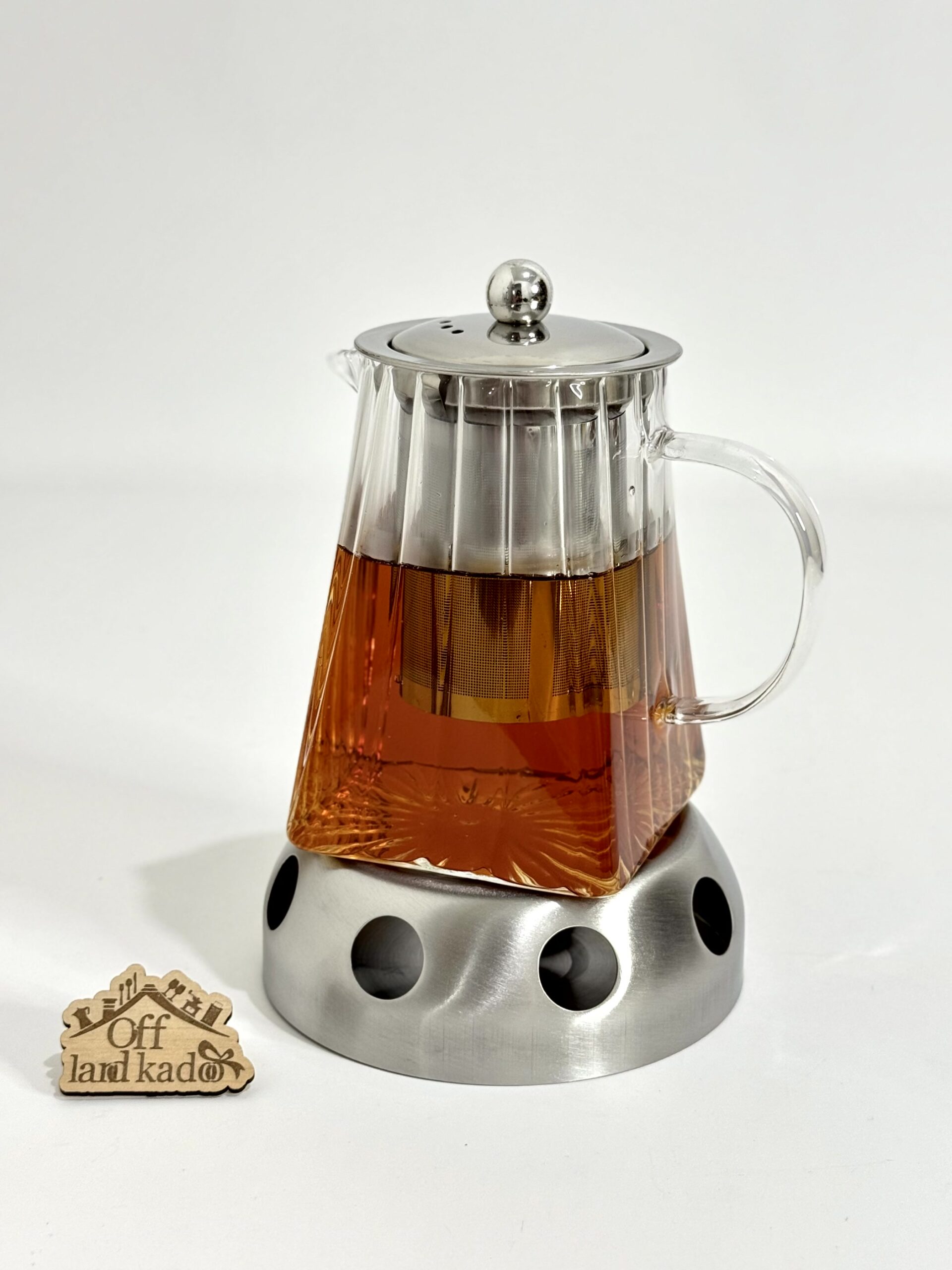 قوری کف مربع شیاردار ۷۵۰ میل کد 111753