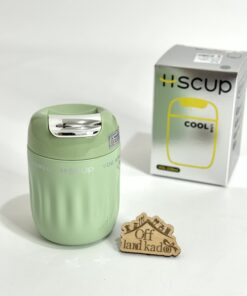 مینی فلاسک ۲۲۰ میل صافی دار HSCUP  کد 111773 - سبز