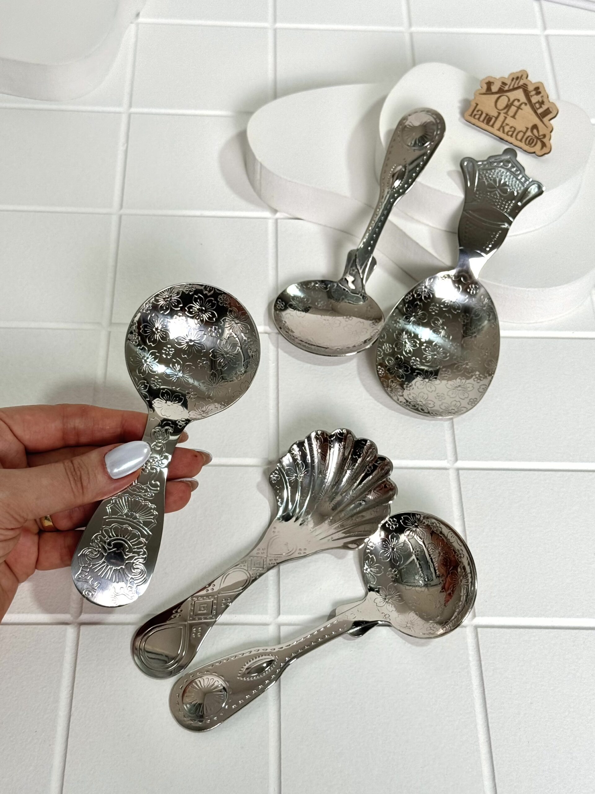 قاشق آجیل طرح دار کد 111811