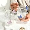 لیوان اسموتی پروانه ای پینترنستی کد 111878