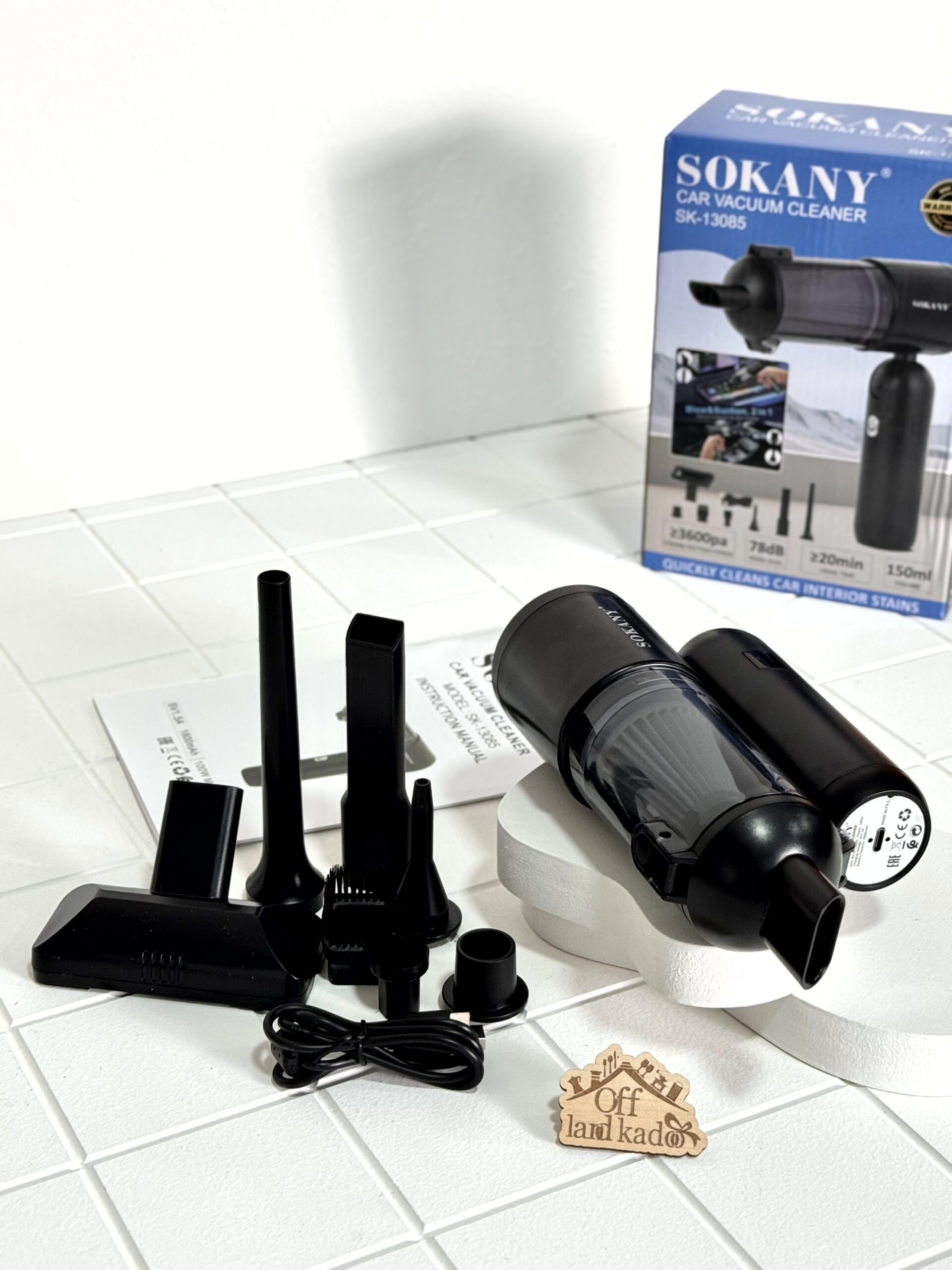 جارو شارژی دو کاره ماشین سوکانی Sokany کد 111870 - Image 2
